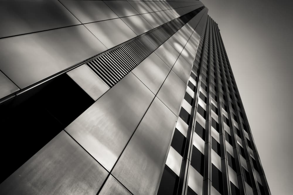Urban Geometry Reflections by Kurt Klein — canvas wall art