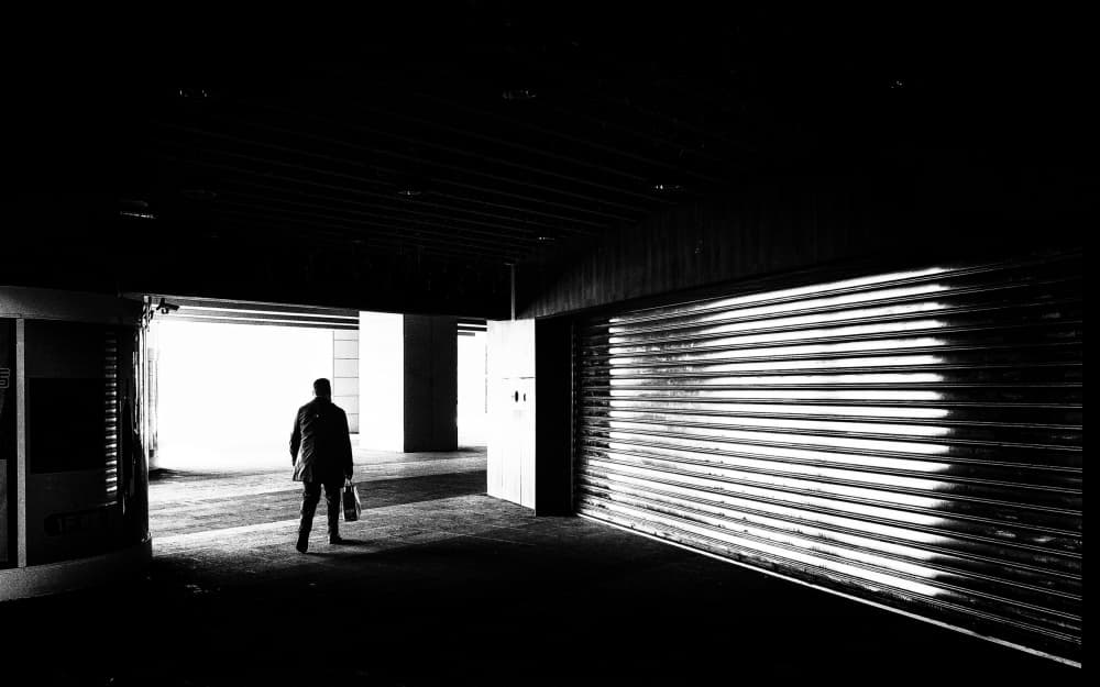 Walking Towards the Light by Parole Kim — canvas wall art