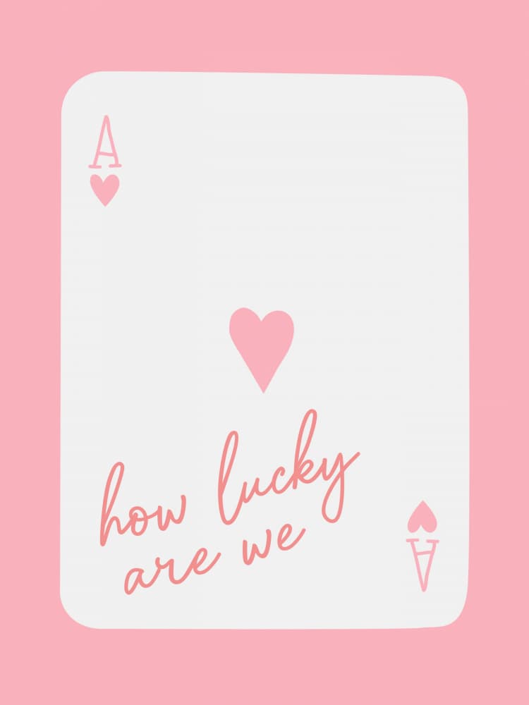 Lucky Ace of Hearts by Jolly and Dash — canvas wall art