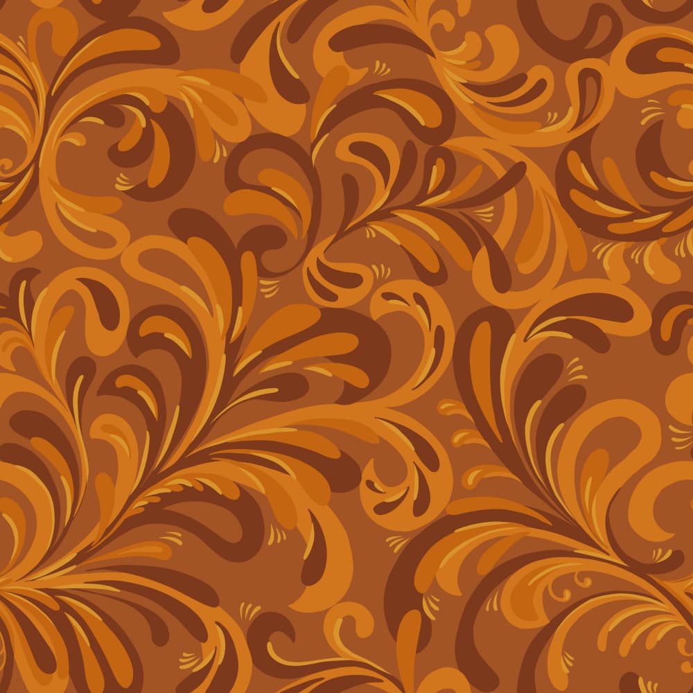 Autumn Swirl Pattern by Alexandra Weise — canvas wall art