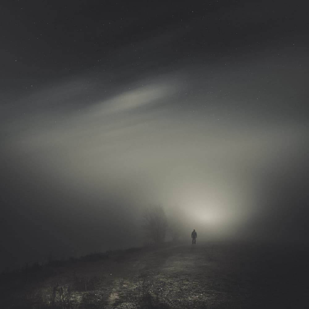 Man In The Mist by Andrea Fraccaroli — canvas wall art