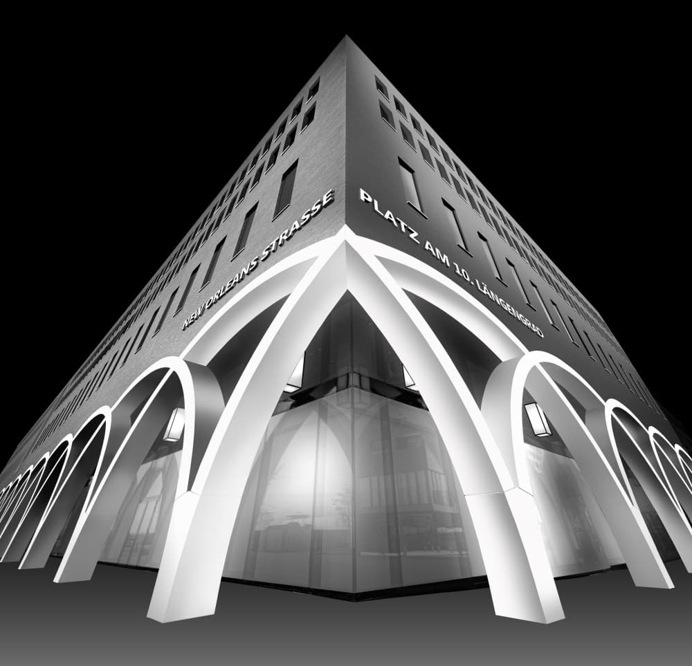 Dramatic Urban Arches by jordiegeatorrent — canvas wall art