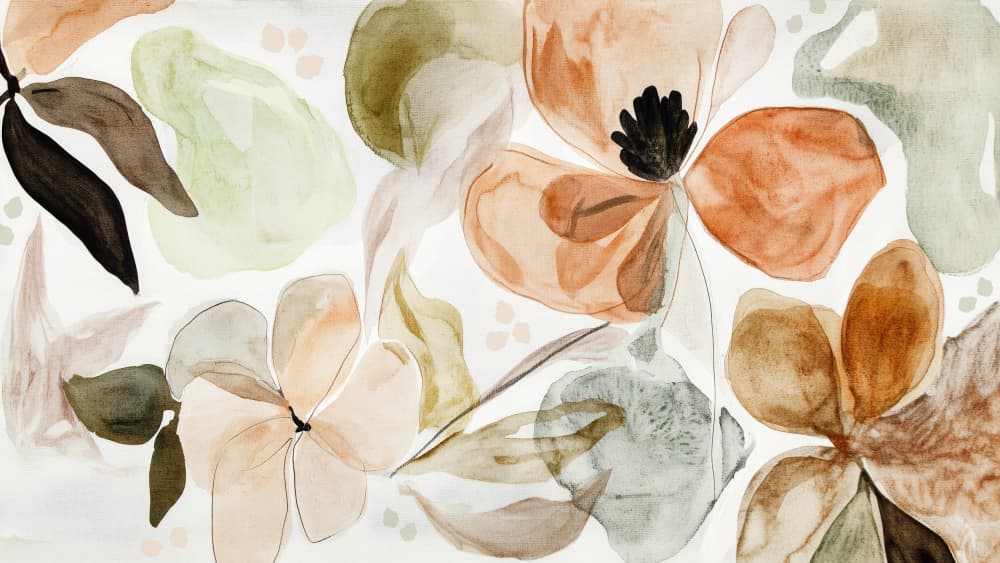 Whispering Petals by Treechild — canvas wall art