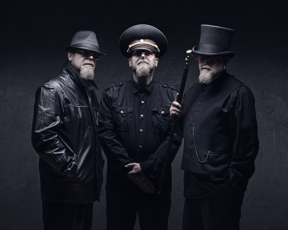 Three Dapper Men by Petri Damstén — canvas wall art
