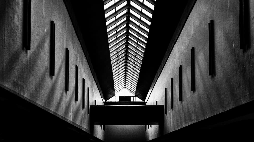 Geometric Light Tunnel by Martin Wong — canvas wall art
