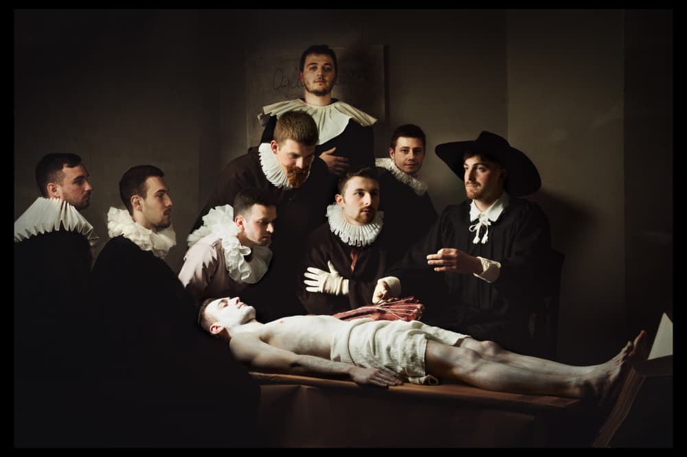 Baroque Anatomy Lesson by Aglioni Simone — canvas wall art