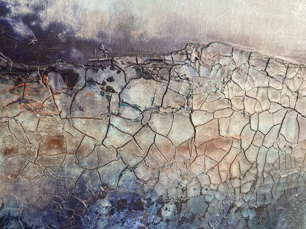 Cracked Earth Texture by Gabriela Aleksandra Szuba — canvas wall art