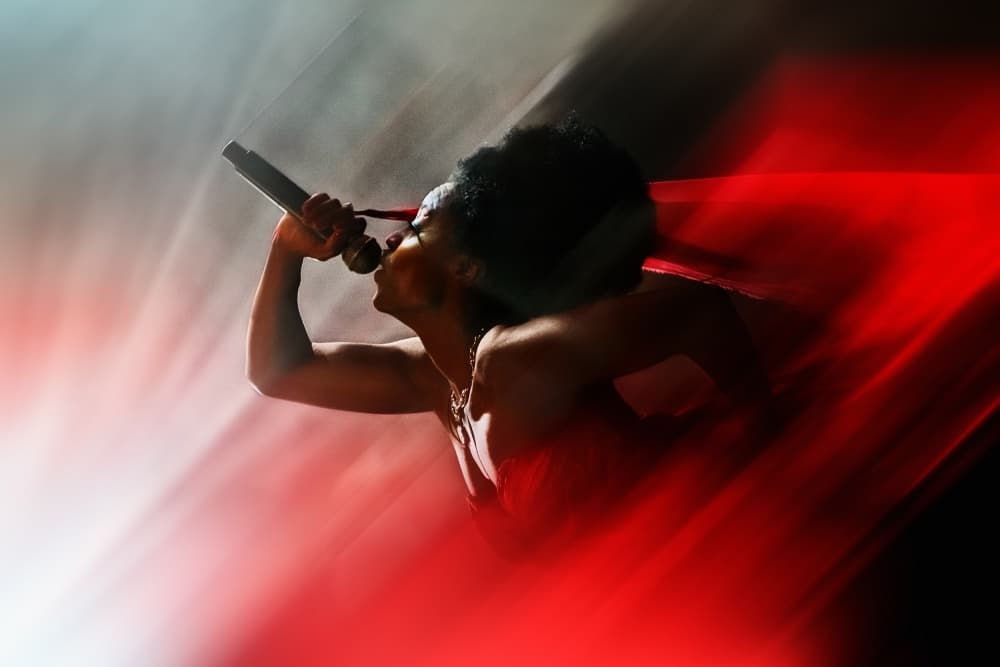 Dynamic Vocal Performance by Paulo Abrantes — canvas wall art