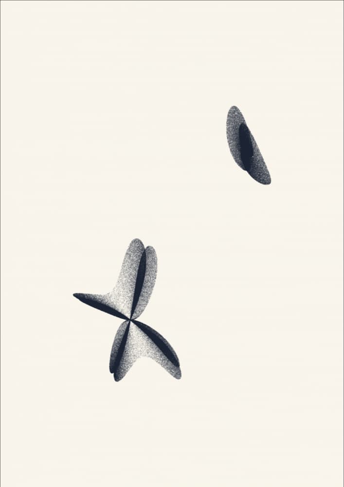 Elegant Organic Shapes by AV11 — canvas wall art