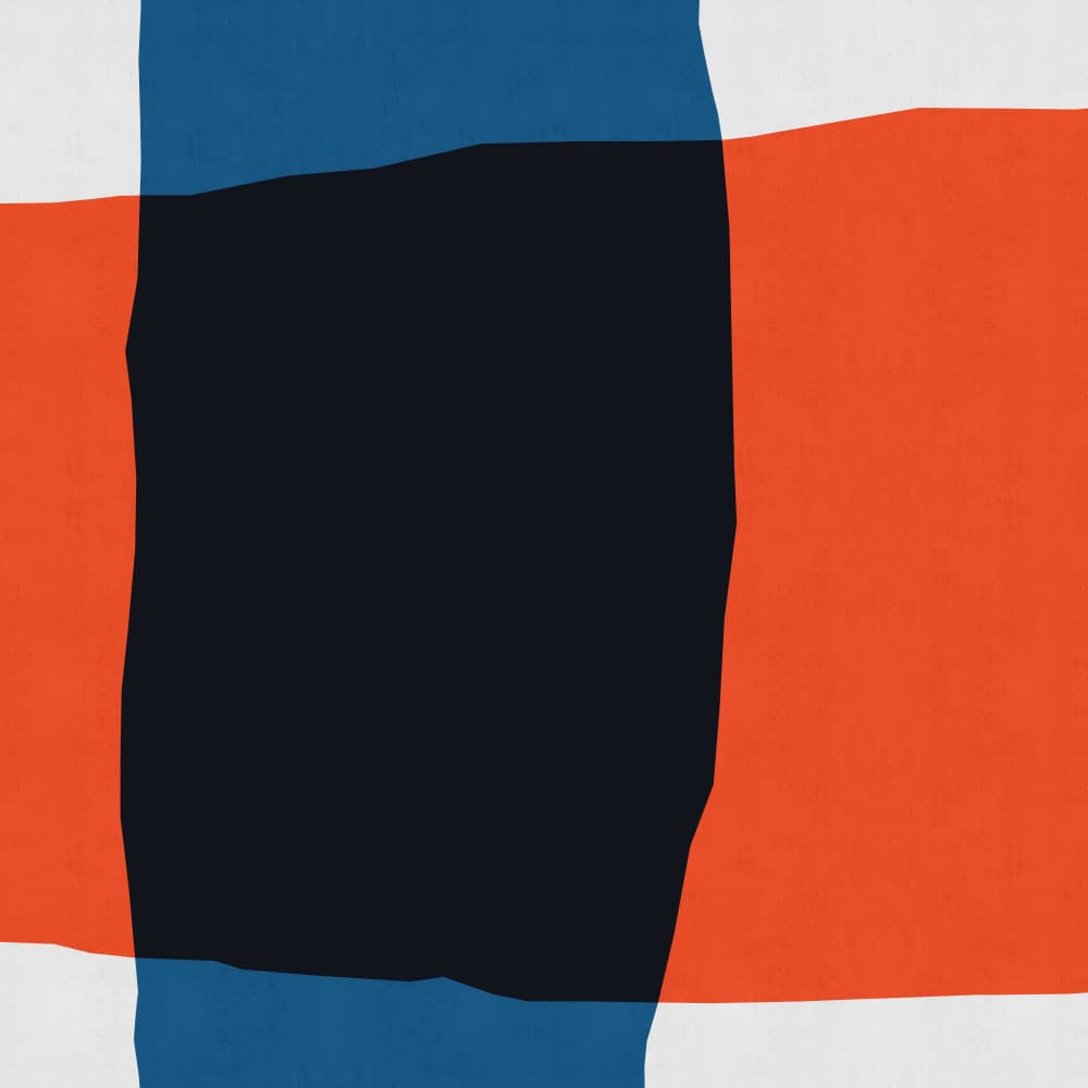 Bold Color Blocks by Vitor Costa — canvas wall art