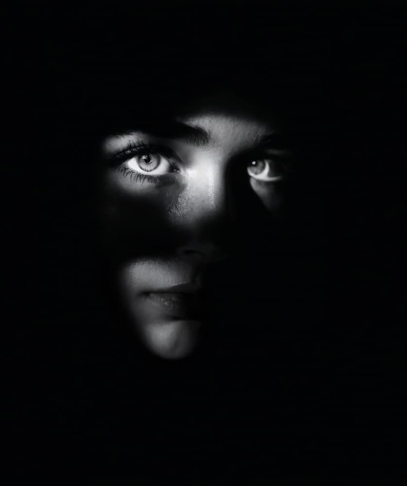 Dramatic Gaze by Moris Raskin — canvas wall art