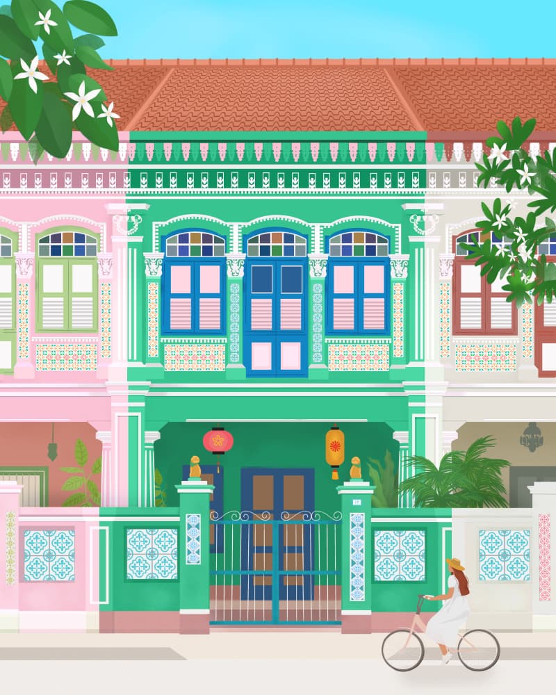 Singapore by Petra Lizde — canvas wall art