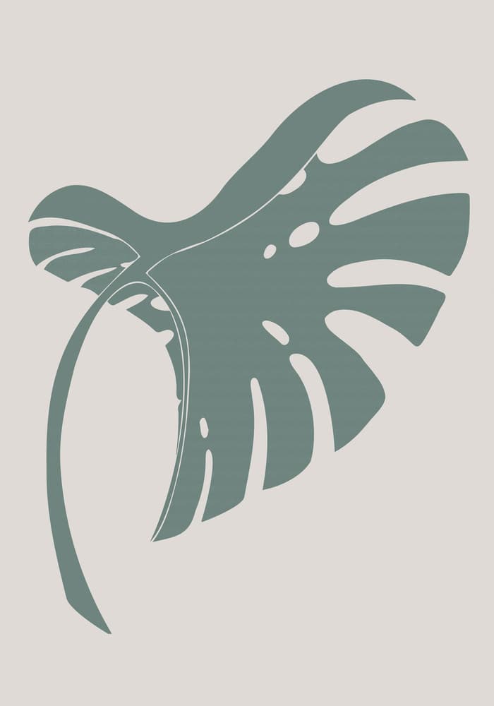 Tropical Monstera Leaf by Pictufy Studio II — canvas wall art