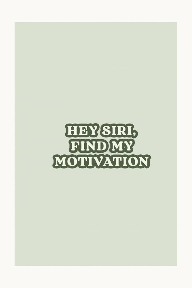 Find My Motivation Quote by Treechild — canvas wall art
