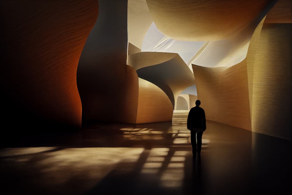 Abstract Passage by Luc Stalmans — canvas wall art