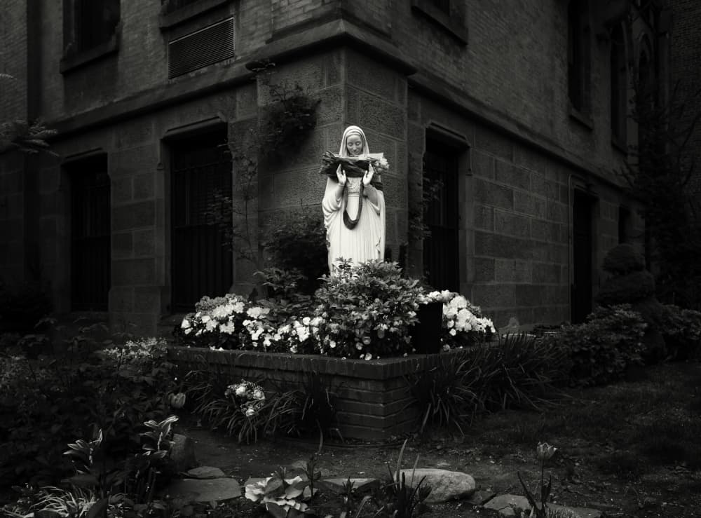 Sacred Garden Figure by Kurt Klein — canvas wall art