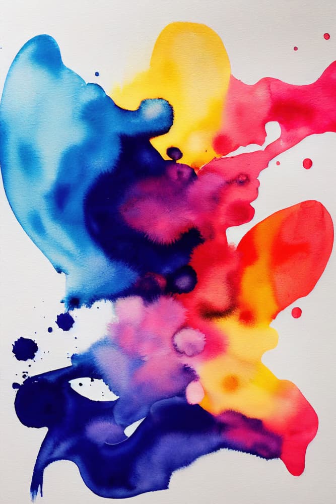 Vibrant Color Flow by Mauro — canvas wall art