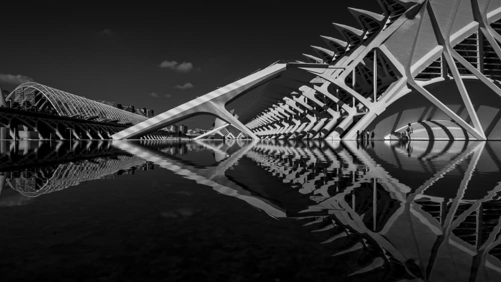 Modern Reflection Architecture by Flavio Bertazzi — canvas wall art
