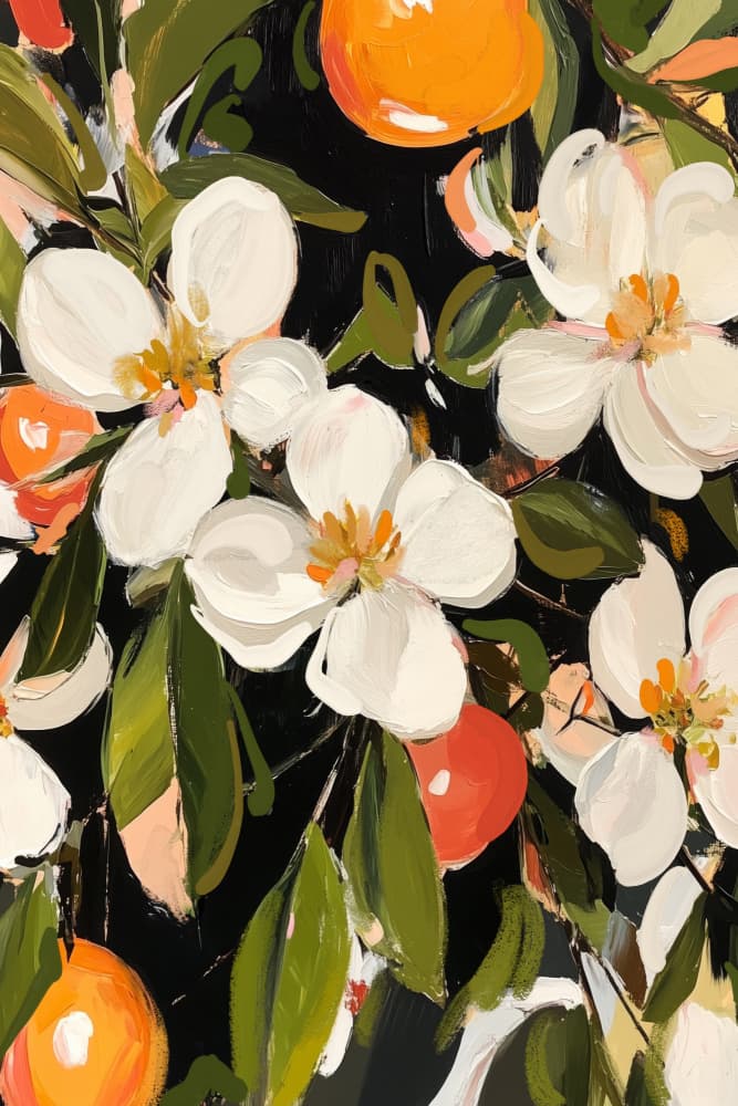 Christmasblossoms by Treechild — canvas wall art