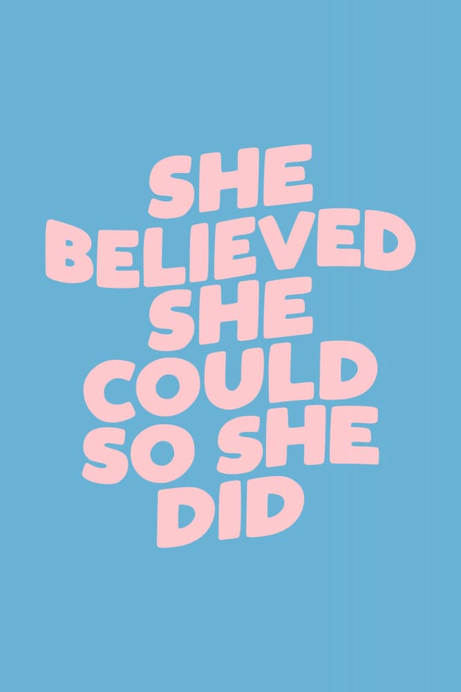 She Believed So She Did by Brett Wilson — canvas wall art