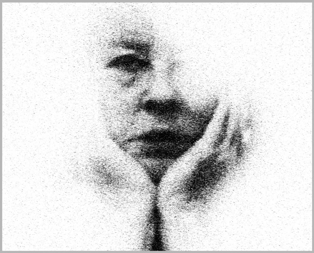 Pensive Woman Portrait by Ylva Sjögren — canvas wall art