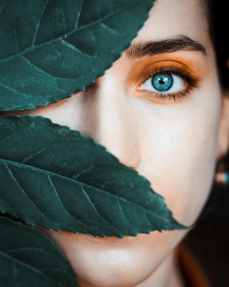 Striking Blue Eye by Amir Heydari — canvas wall art