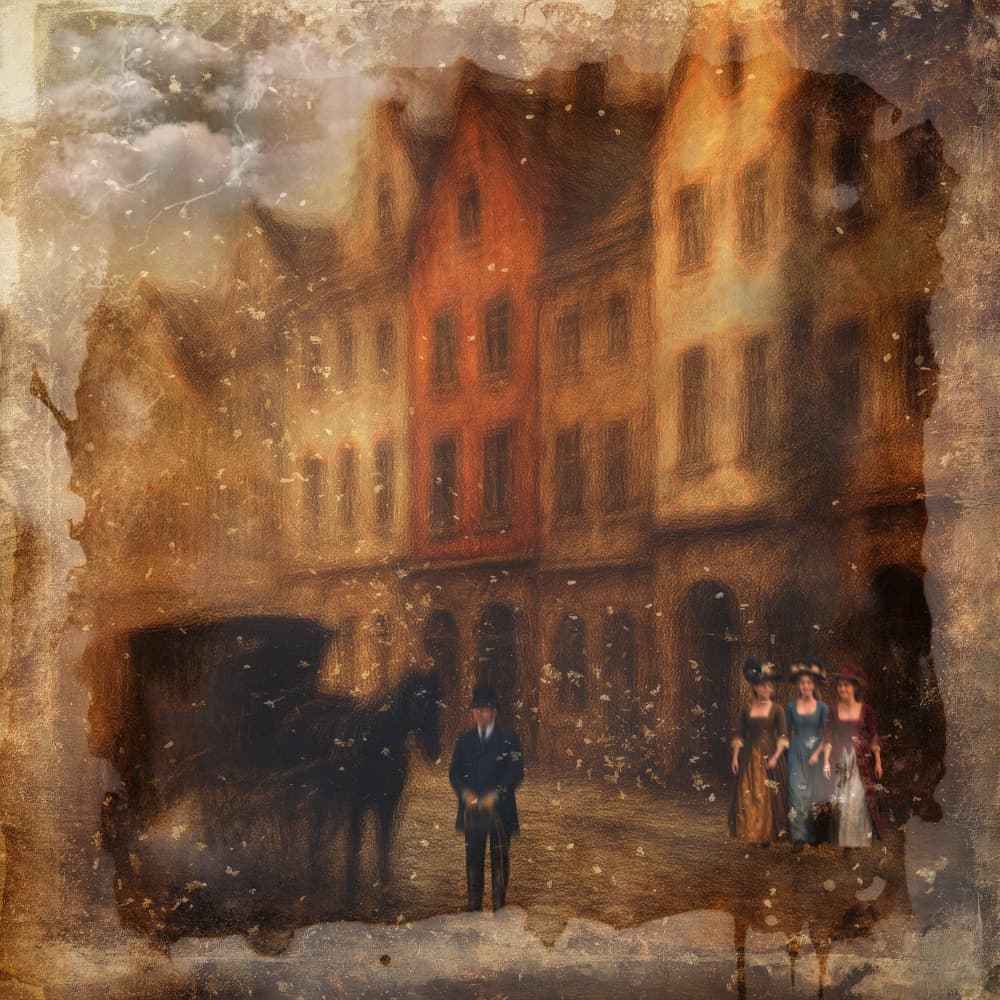 Historic City Promenade by Ewa Całkosińska-Kajzer — canvas wall art