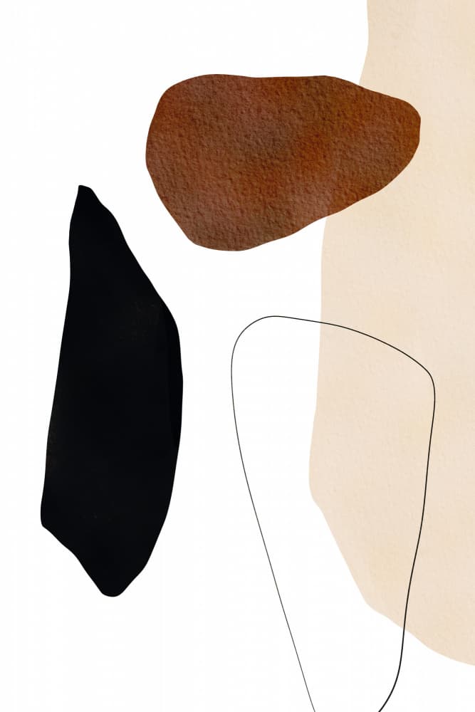 Modern Abstract Forms by Melloi Art Prints — canvas wall art