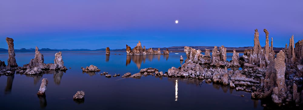 Moonlit Tufa Towers by Hua Zhu — canvas wall art