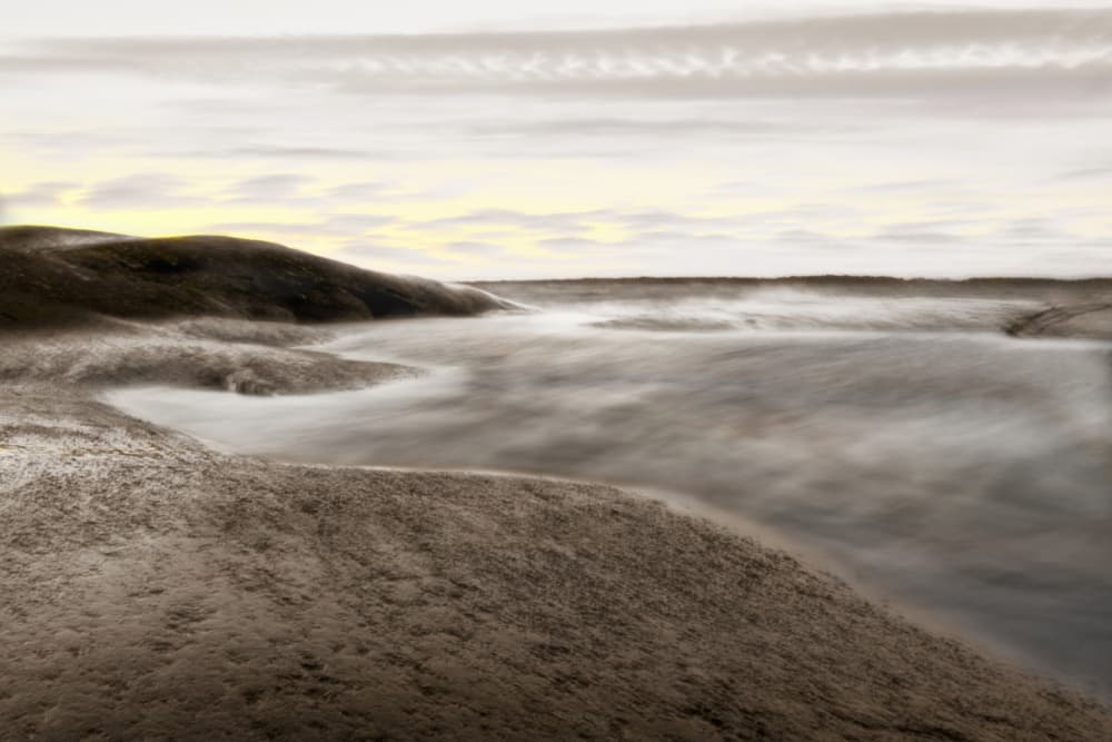Misty Coastal Serenity by Christina Sillen — canvas wall art
