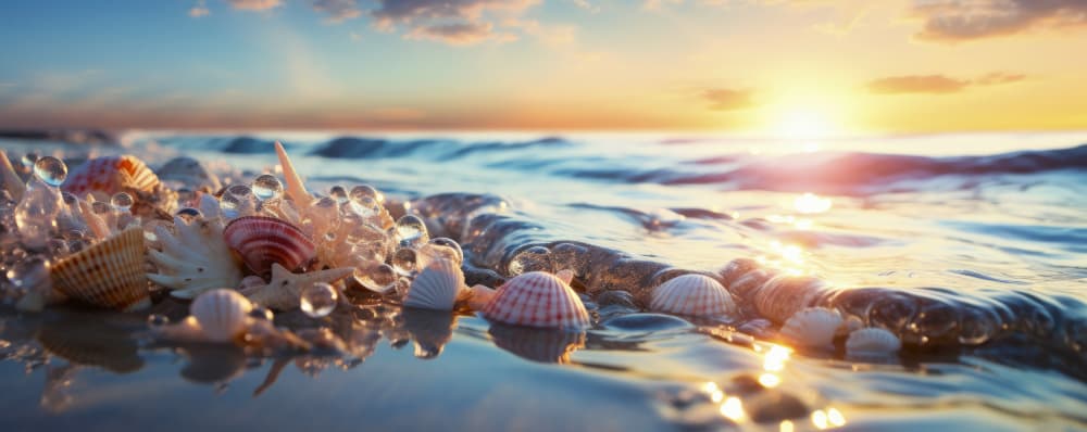 Seashell Serenity by Treechild — canvas wall art
