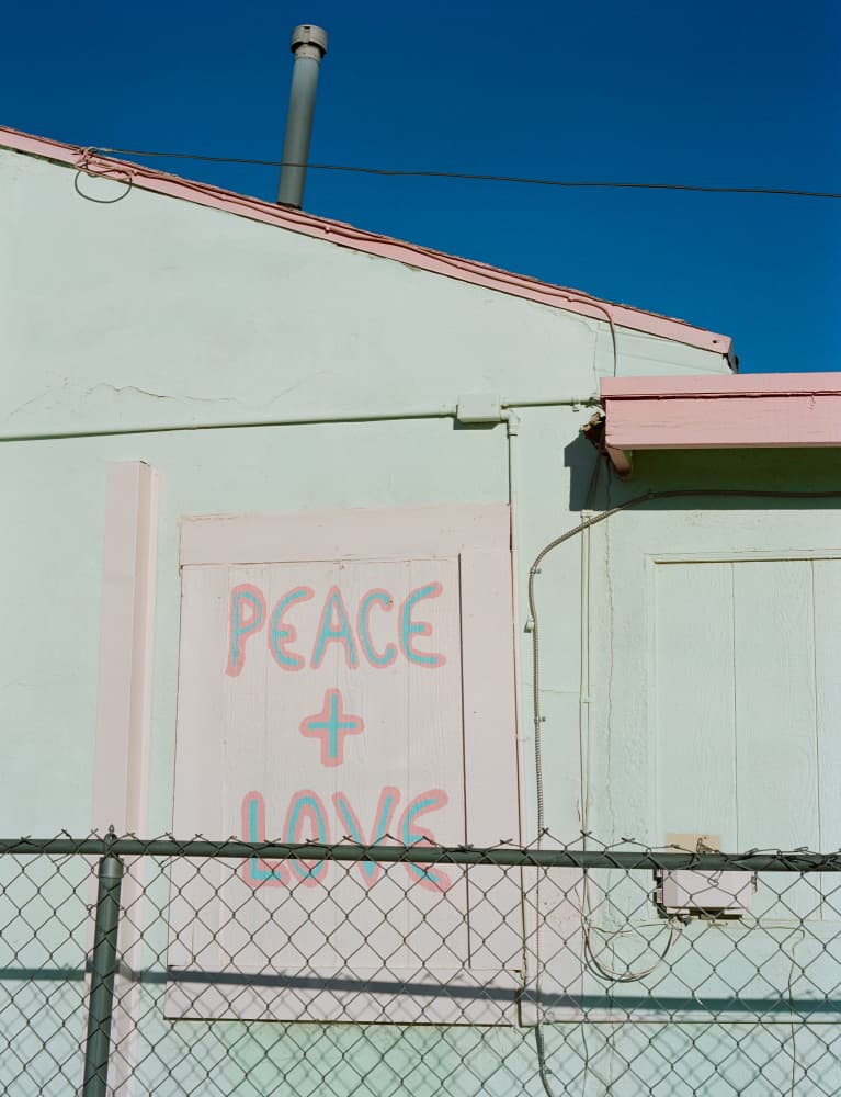 Peace Love Building by Bethany Young — canvas wall art