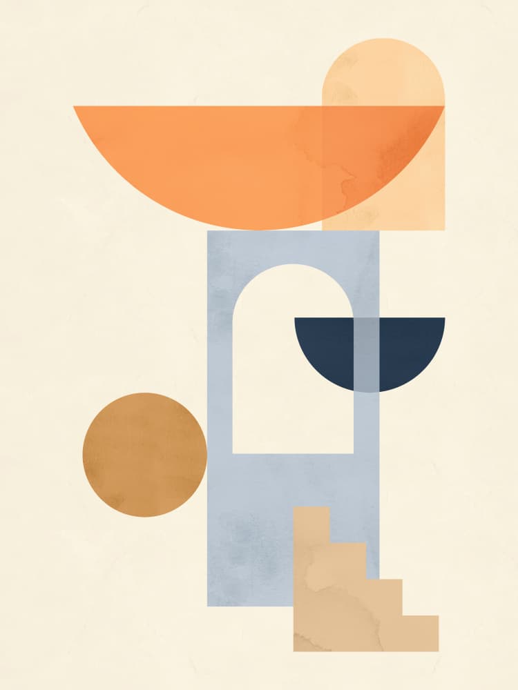 Abstract Desert Arch by Vitor Costa — canvas wall art