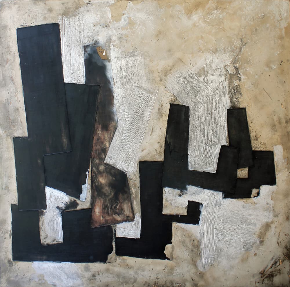 Dynamic Geometric Collage by andrea de ranieri — canvas wall art