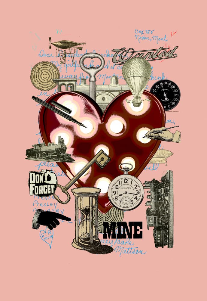 Vintage Steampunk Heart by Pawel Pacholec — canvas wall art