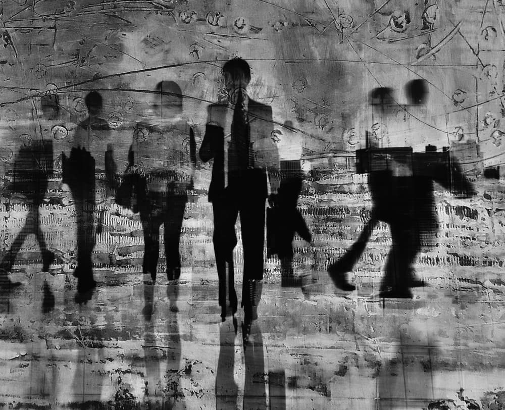 Abstract City Movement by Dalibor Davidovic — canvas wall art