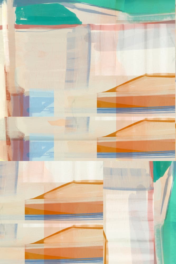 Modern Abstract Shapes by cartissi — canvas wall art