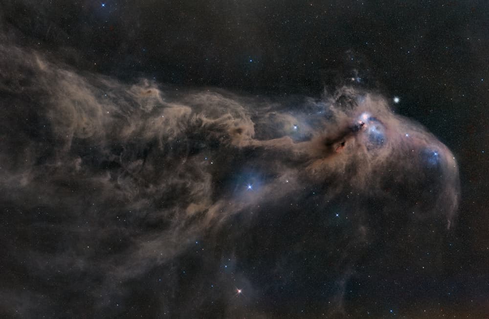 Mysterious Cosmic Flow by Vikas Chander — canvas wall art