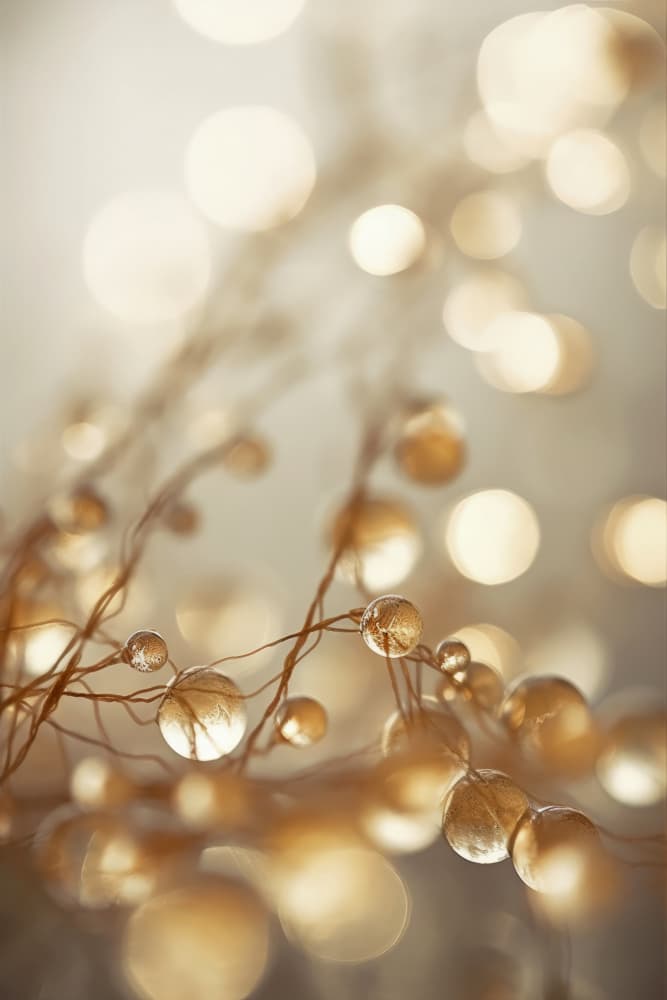 Golden Glow Drops by Treechild — canvas wall art