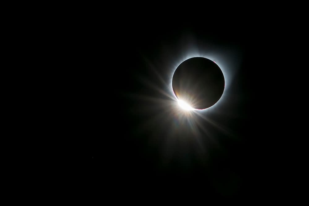 Total Solar Eclipse by Hua Zhu — canvas wall art