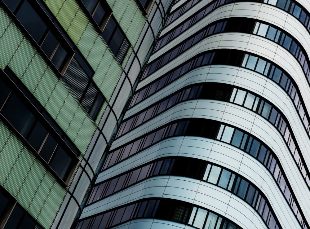 Sleek Architectural Curves by Gerard Jonkman — canvas wall art