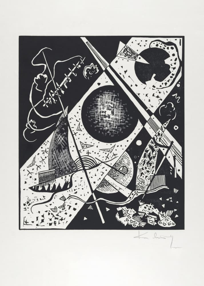 Kleine Welten Vi (small Worlds Vi) (1922) by Wassily Kandinsky — canvas wall art