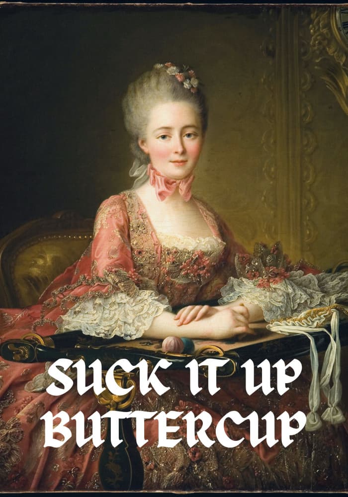 Suck it up by Athene Fritsch — canvas wall art