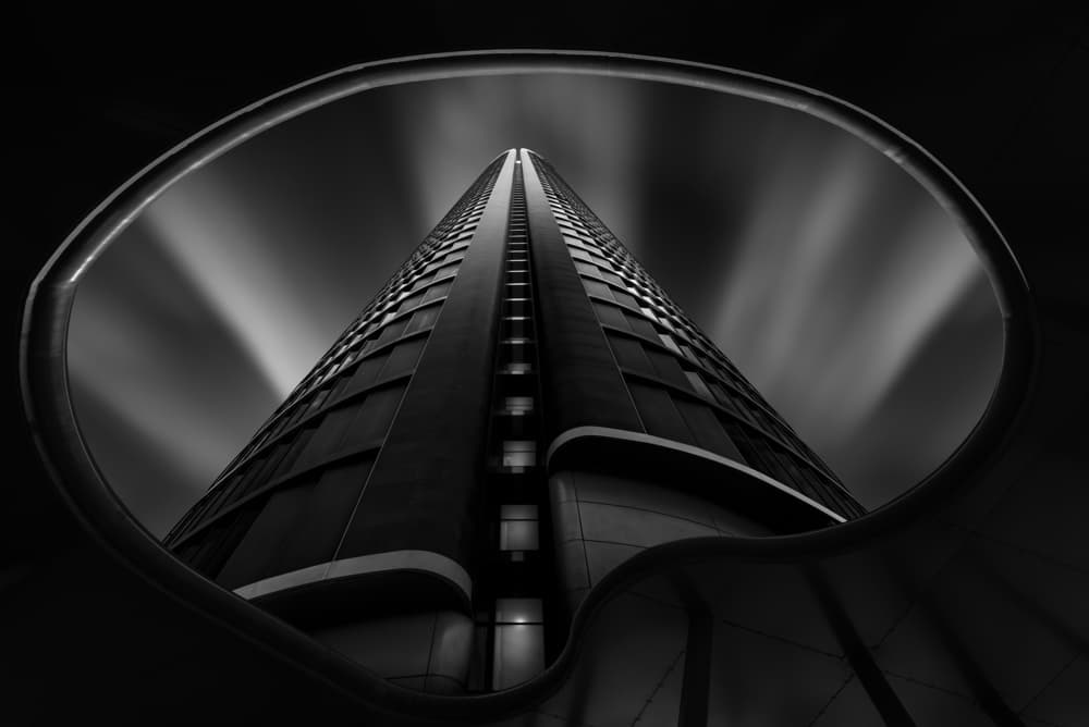 Urban Spire Rising by Juan López Ruiz — canvas wall art