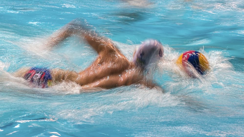 Water Polo Action by Dusan Ignac — canvas wall art