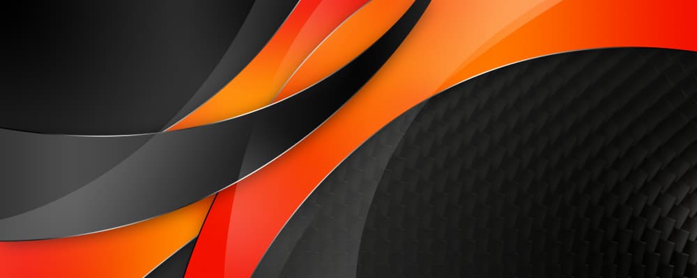 Dynamic Orange Layers by Rafal Kulik — canvas wall art