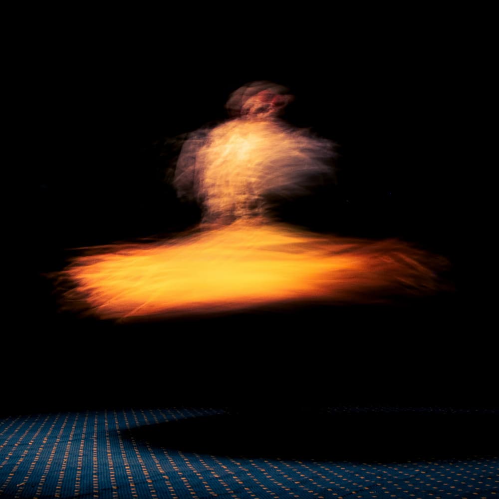 Glowing Motion Blur by Hesham Ragab — canvas wall art