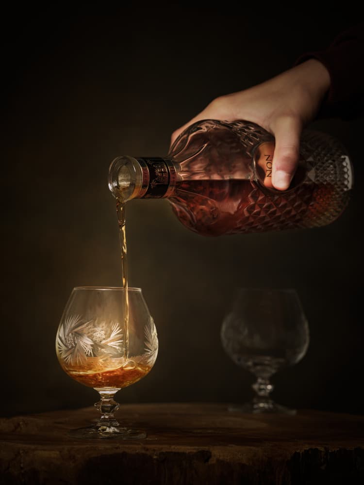 Pouring Fine Spirits by Radek Pohnan — canvas wall art