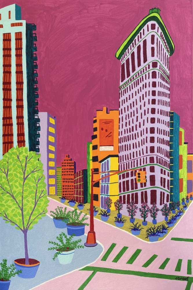 Flatiron Three by Sue Graef — canvas wall art