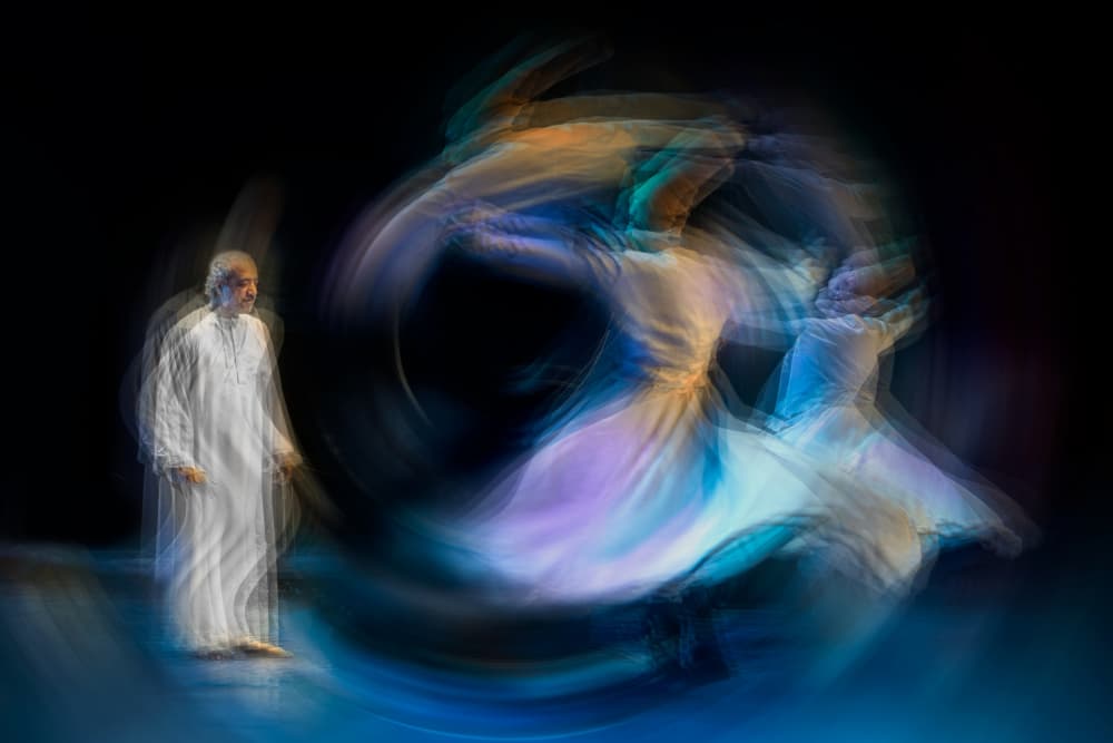 Whirling Dervish Dance by Mohamed Shawki — canvas wall art